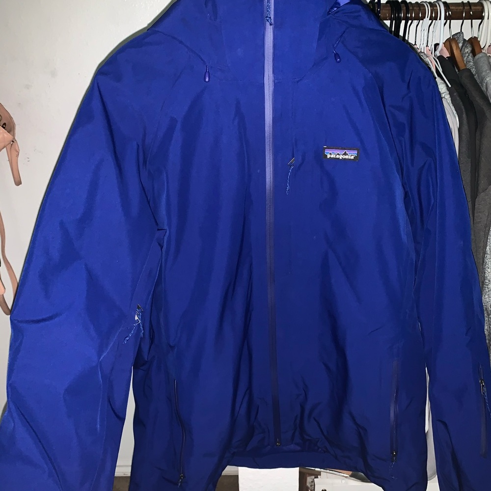 Royal Blue, Pantagonia Raincoat